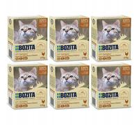 BOZITA Morceaux de viande au poulet en gelée 6 x 370 g