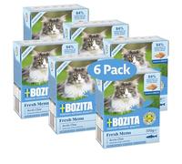 Bozita Nourriture Humide stérilisée en Sauce avec Beaucoup de saibling - 370 g de Nourriture appétissante pour Chat sans céréales ni Sucre - Nourriture pour Chat avec 8,5% de protéines et 4,5% de