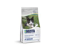 BOZITA Outdoor & Active Elch - Croquettes pour Chats Adultes principalement en Plein air, 0,4 kg