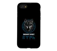Bozkurt Spirit Wolf Turc Göktürk Runen Design Coque pour iPhone SE (2020) / 7/8