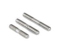 BOZONLI Acier Inoxydable Double Goujon Vis Boulon Goujon à Double Extrémité, M6×100mm,5 pcs