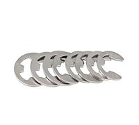 BOZONLI E-Clip Anneau de Retenue, Acier Inoxydable Interne Externe Snap Anneau de Circlips 2.5mm,200pcs