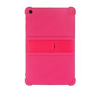 BOZONLI Générique Coque Étui en Silicone pour Tablette Tactile 10,1 Pouces, Housse de Protection Case Cover pour Tablette 2019 Samsung Tab A SM-T510 / T515 10.1", avec Support Fonction, Rose