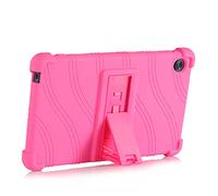 BOZONLI Générique Coque Étui pour Tablette Huawei 2020 Mate Pad T8 KOB2-L09/ W09 8 Pouces, Housse Étui en Silicone de Protection avec Support Fonction, Rose