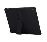 BOZONLI Générique Coque Étui pour Tablette Lenovo Tab 4 10 Plus B-X304F/N/TB-X704F/N 10,1 Pouces, Housse Étui en Silicone de Protection avec Support Fonction, Noir