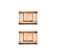 BOZONLI Poignee de Meuble Cuisine, 32mm Poignées Invisibles pour Armoires de Cuisine, Tiroirs - Alliage de Zinc - Bronze Jaune - 2 pcs
