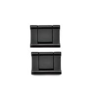 BOZONLI Poignee de Meuble Cuisine, 32mm Poignées Invisibles pour Armoires de Cuisine, Tiroirs - Alliage de Zinc - Noir Mat - 2 pcs