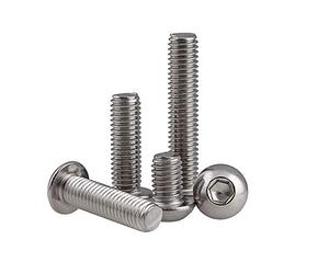 BOZONLI Vis à Six Pans Creux Bouton à Tête Hexagonale Socket Boulons Vis en Acier Inoxydable, M2*3mm,100 pcs