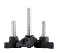 BOZONLI Vis de pouce, en plastique moletées Bouton de serrage à vis Thumbscrew, M8x60mm,5pcs