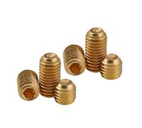BOZONLI Vis Sans Tête Hexagonale Fixations Allen Vis Pointeau à Six Pans Creux en Laiton, M3×5mm,20 pcs