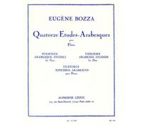 BOZZA EUGENE - 14 ETUDES ARABESQUES POUR FLUTE