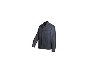 BP 1485-060-10-48/50, veste de travail, bande boutonnée dissimulée et poches 300,00 g/m², pur coton bleu foncé, 38/40