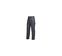 BP 1486-060-10-60 Pantalon de travail avec dos élastique 300,00 g/m² Pur coton Bleu foncé 60