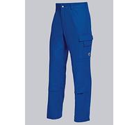 BP 1486-060-13/34s, Pantalon de travail, avec dos élastique 300,00 g/m², Pur coton, Couleur bleu roi, Taille 34s