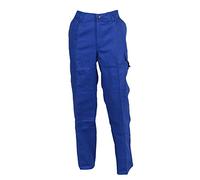 BP 1486-060-13-51 Pantalon de travail avec dos élastique, 300,00 g/m² pur coton, bleu roi, 51
