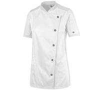 BP 1598-485-21 Gourmet Veste de cuisine à manches courtes en coton et polyester Blanc Taille XL