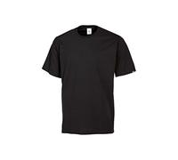 BP 1621-171-32-2XL T-shirt mixte à col rond à manches mi-longues, longueur 70 cm, 180,00 g/m2, mélange de tissu, noir, 2XL