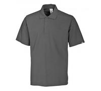 BP 1625-181-53-L - Polo unisexe, manches 1/2, col polo avec bouton-pression dissimulé, 70 cm 220,00 g/m², mélange de tissus gris foncé, L