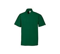 BP 1625-181-74-S, Polo unisexe, manches 1/2, col polo avec bande à boutons-pression dissimulée, 70 cm 220,00 g/m², mélange de tissu vert moyen, S