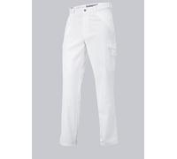 BP 1641-558-21-2XLl, Jean unisexe, style jean avec plusieurs poches 245,00 g/m², tissu mélangé blanc, 2XL