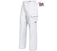 BP 1641-558-21-ML Jean Unisexe Style Jean avec Poches Multiples 245,00 g/m² Mélange de Tissus Blanc ML