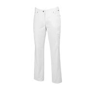 BP 1642-686-21-36n Jean 5 poches pour femme, 230,00 g/m² Mélange de tissus avec stretch, blanc, 36n