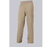 BP 1646-400-47-XSn, Pantalon unisexe, avec élastique à la taille 215,00 g/m², mélange de tissu écru, XSn