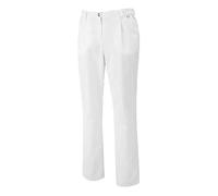 BP 1647 400 Pantalon pour femme en tissu mélangé résistant Blanc Taille 54