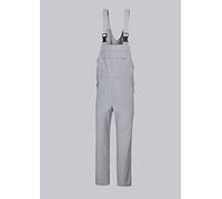 BP 1681-558-51-Ll Salopette de travail unisexe avec taille élastique réglable, mélange de tissus 245,00 g/m², gris clair, L