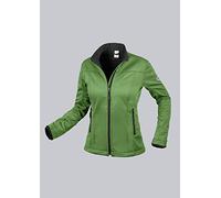 BP 1695-571-178-M Veste softshell pour femme Col montant Fermeture Éclair avant 255 g/m² 100% polyester Vert Taille M