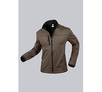 BP 1696-571-400-2XL Veste softshell pour homme, col montant, fermeture éclair avant, 255 g/m², 100% polyester, faucon, 2XL