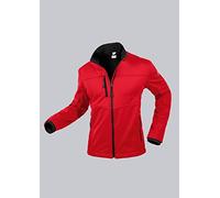 BP 1696-571-81-L Veste softshell à col montant avec fermeture Éclair avant 100% polyester Rouge Taille L