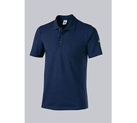 BP 1712-230-110-2XL Polo Unisexe à Manches 1/2 et col Polo avec boutonnière, 70 cm, Coton 195 g/m², avec Stretch, Bleu Nuit, 2XL
