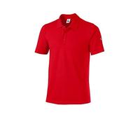 BP 1712-230-81-XL Polo à col Polo avec boutonnière en Coton Stretch 1/2 Manche 70 cm 195 g/m² Rouge Taille XL