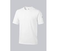 BP 1714-234-21-M T-Shirt Unisexe à Manches 1/2 Col Rond Longueur 70 cm 170 g/m2 Coton Stretch Blanc M Chemise