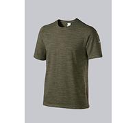 BP 1714-235-73 Essentials T-shirt unisexe en coton et polyester et élasthanne Vert olive Taille 4XL