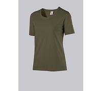 BP 1715-234-73-XL T-Shirt à Manches 1/2 col Rond pour Femme Longueur 62 cm Coton Stretch 170 g/m² Vert Olive XL