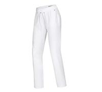 BP 1736-311-0021-20n Pantalon confortable en tissu extensible pour femme, 47% coton, 47% polyester, 6% élastoléfine, blanc, taille 20N