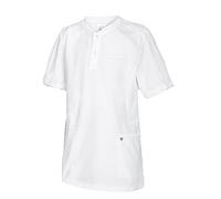 BP 1739-435-21-M Tunique confortable unisexe manches 1/2 empiècements piqué et système de levage bras 180,00 g/m² Mélange de tissus Blanc M