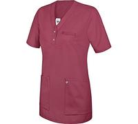 BP 1740-435-182-M Tunique pour femme, manches 1/2, col en V avec fine bande à bouton-pression, mélange de tissu 180 g/m², mûre, taille M