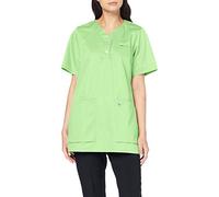 BP 1740-435-78-XL Tunique pour femme, manches 1/2, col en V avec fine bande à bouton-pression, mélange de tissu 180 g/m², vert clair, XL