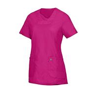 BP 1762-241-0830-Ln Cape en tissu super léger pour femme, 49% coton, 48% polyester, 3% élasthanne, fuchsia, taille L