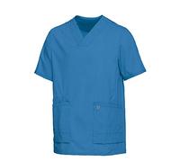 BP 1763-241-0116-Sn - Unisexe - Tissu super léger - 49% coton/48% polyester/3% élasthanne - Bleu azur, taille S