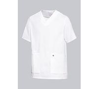BP 1763-684-0021-3XLn Sur-Tunique en tissu super léger pour femme, 49% coton, 49% polyester, 2% élastoléfine, blanc, taille 3XL