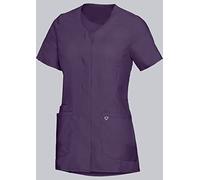 BP 1764-241-0890-XSn Tunique en tissu super léger pour femme, 49% coton, 48% polyester, 3% élastoléfine, aubergine, taille XS