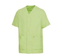 BP 1765-241-0078-3XLn Tunique unisexe en tissu super léger 49% coton/48% polyester/3% élasthanne oléfine Vert clair Taille 3XL