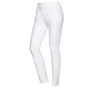 BP 1767-311-0021-28n Pantalon en Tissu Stretch pour Femme, 65% Coton, 30% Polyester, 5% élasthanne, Blanc, Taille 28