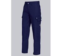 BP 1788-555-74-54l, pantalon de travail, avec fermeture à double bouton 295,00 g/m², mélange de tissu vert moyen/noir, 37/38l