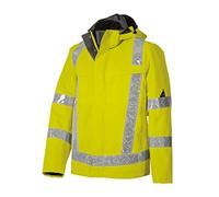 BP 1802-720-56 Salopette avec bretelles stretch et attaches à clip en coton renforcé 305,00 g/m² Anthracite/bleu nuit 35/36 l