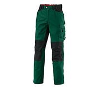 BP 1803-720-32-46L Pantalon de travail avec double bouton à la taille et dos élastique en coton renforcé 305,00 g/m² Noir 46 l